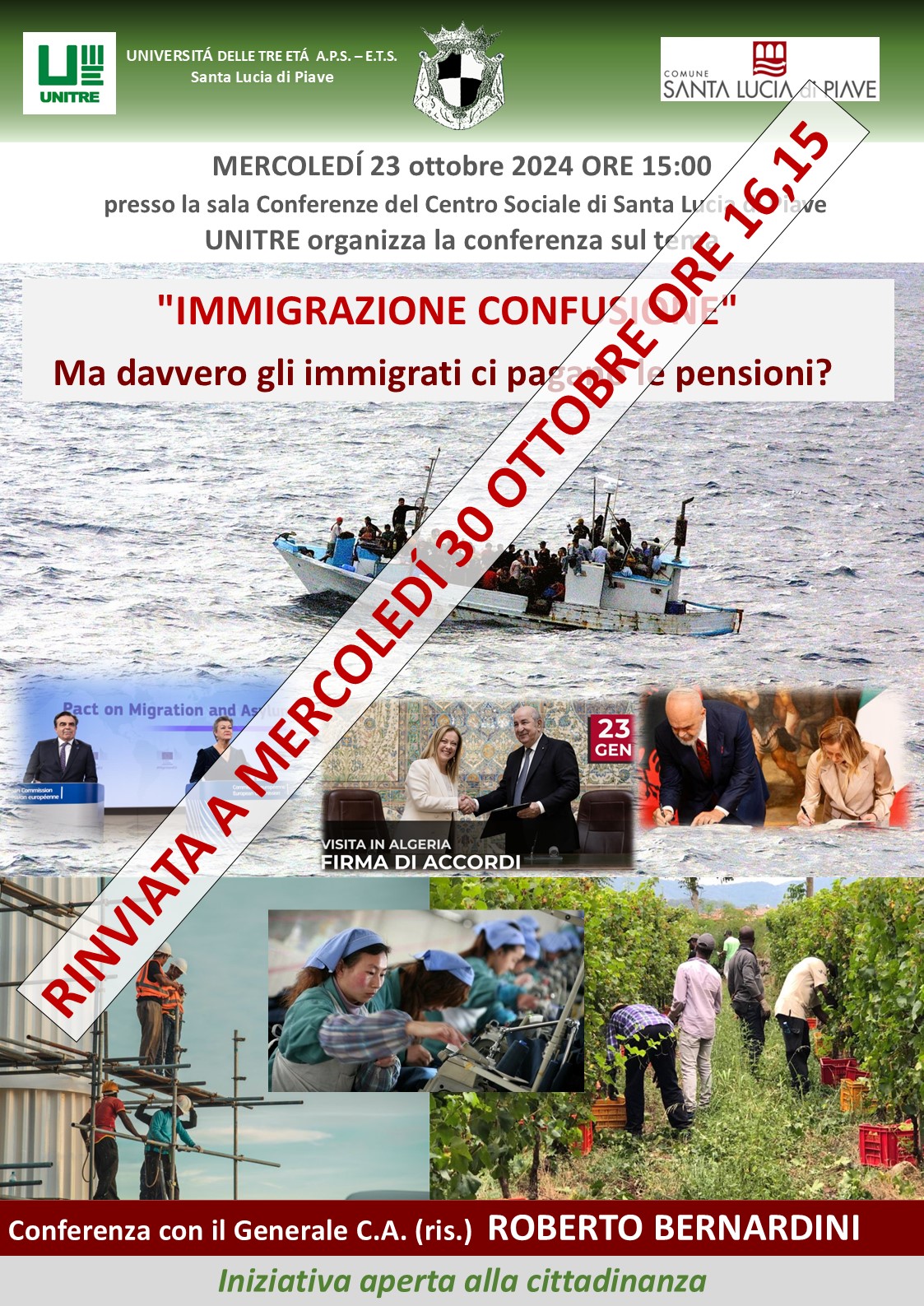 Conferenza “IMMIGRAZIONE CONFUSIONE”